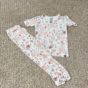Charming Floral Kids Pajama Set